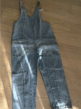 BiBi Gray Denim Overalls